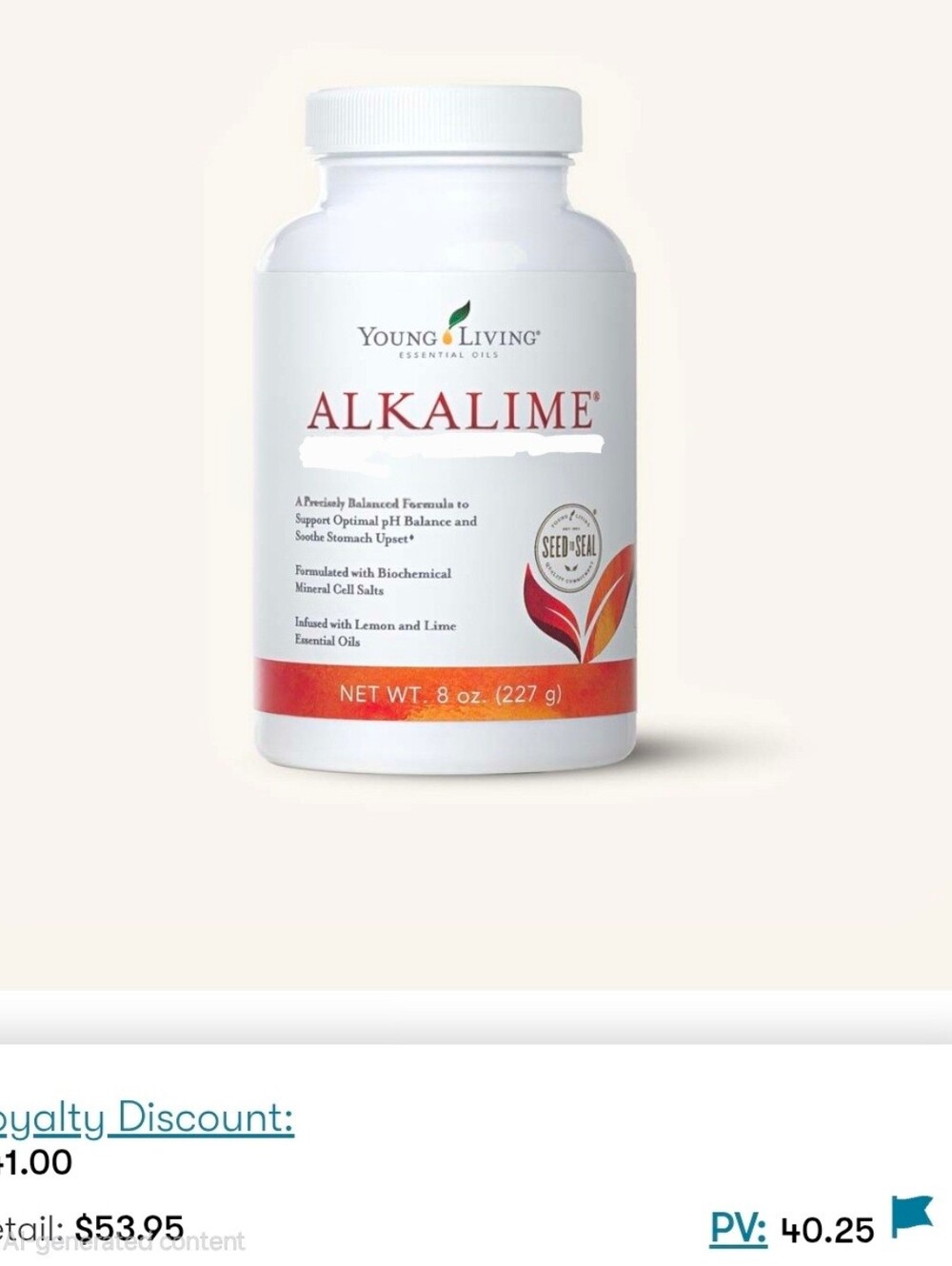 Young Living New Sealed Exp9/2026